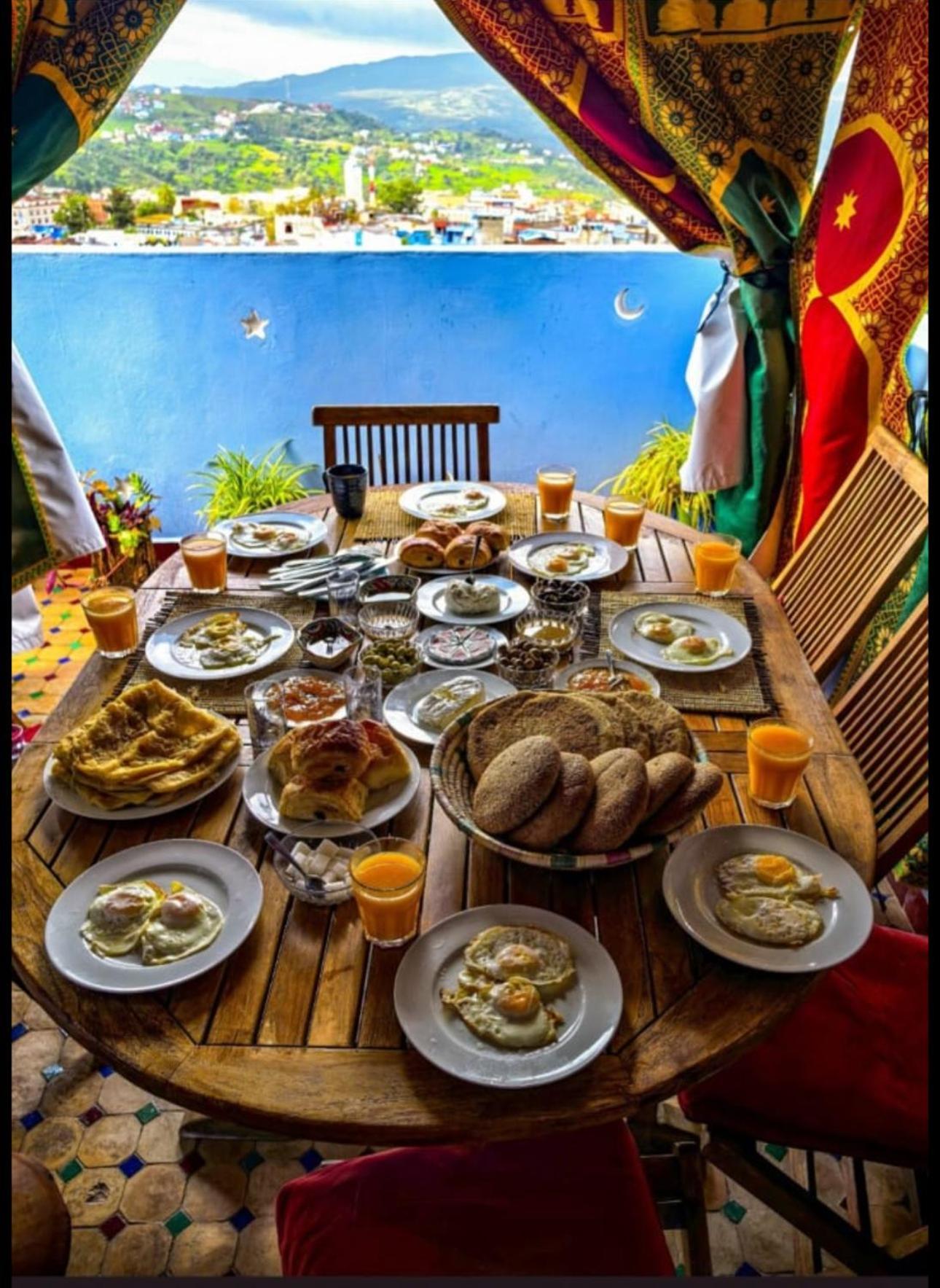 Dar Al Mansoura Riad Şafşavan Dış mekan fotoğraf